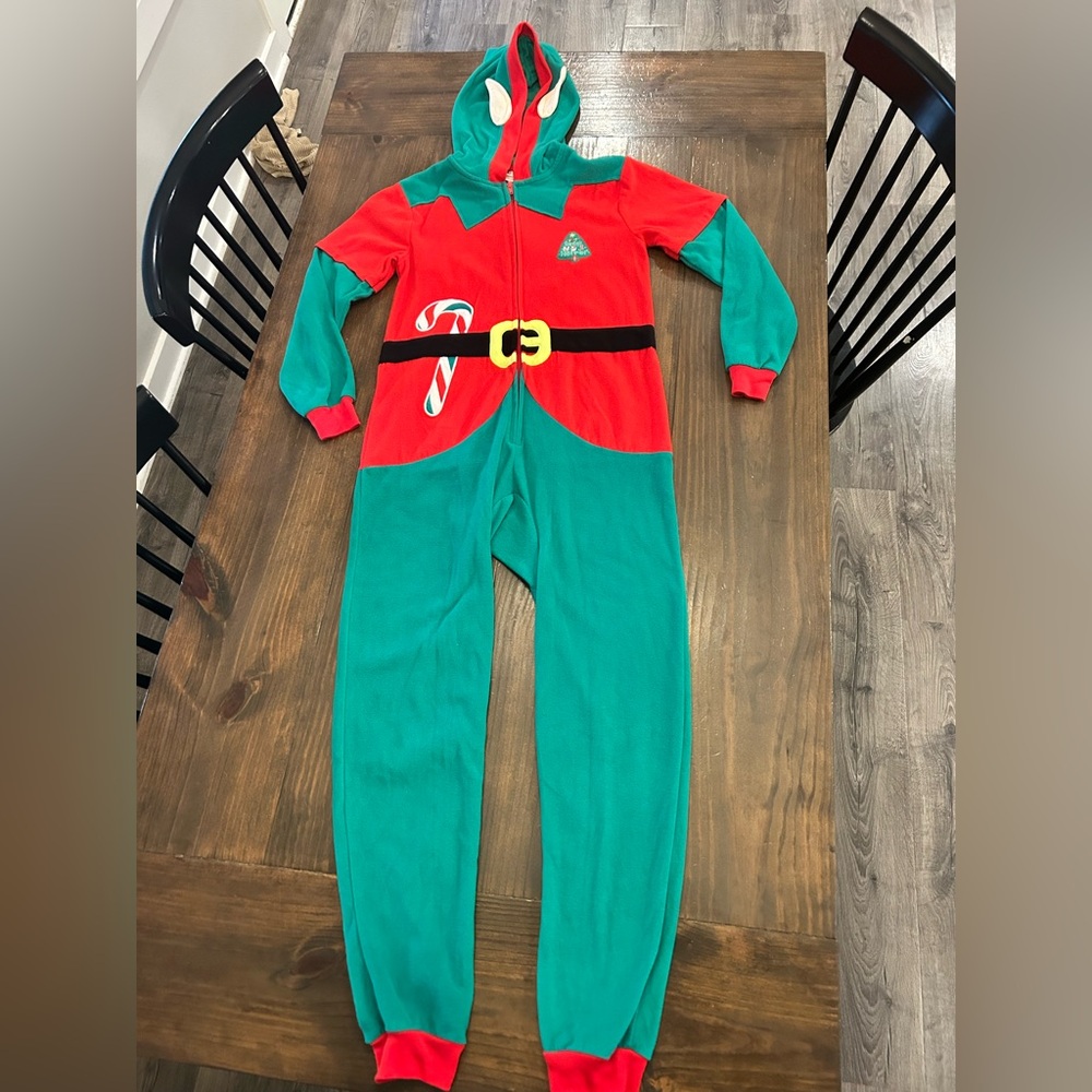 Cat & Jack Festive Elf Costume - Red and Green